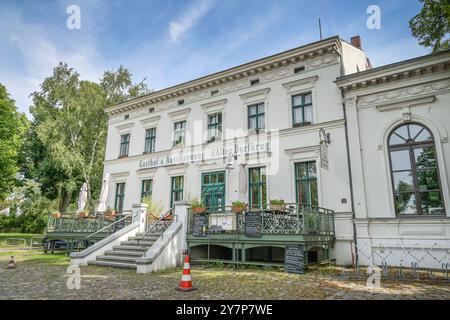 Gasthof Alter Dorfkrug, Alt-Lübars, Lübars, Reinickendorf, Berlin, Deutschland Stockfoto