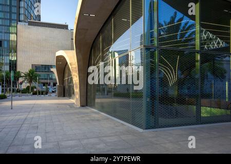 DECC Metro Station West Bay Doha Katar Stockfoto