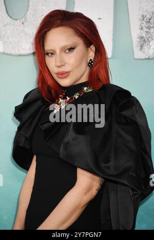 Hollywood, Kalifornien, USA. 30. September 2024. Lady Gaga nimmt an der Premiere von Warner Bros. In Los Angeles Teil Bilder „Joker: Folie A Deux“ im TCL Chinese Theatre am 30. September 2024 in Hollywood, Kalifornien. Quelle: Jeffrey Mayer/Media Punch/Alamy Live News Stockfoto