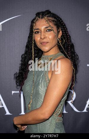 Burbank, USA. 30. September 2024. Bianca Vennise Flores nimmt an der offiziellen Grand Opening Celebration von SATARA Wellness im SATARA-House of Mystical Wellness, Los Angeles, CA, 30. September 2024 Teil Credit: Eugene Powers/Alamy Live News Stockfoto