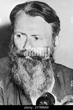 KOREANISCHER KRIEG - GEFANGENE UND VERWUNDETE KEHRTEN INS FREIHEITSDORF ZURÜCK - 53/08/11 Stockfoto