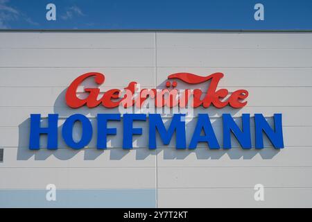 Logo Fa. Getränke Hoffmann, Berlin, Deutschland Stockfoto