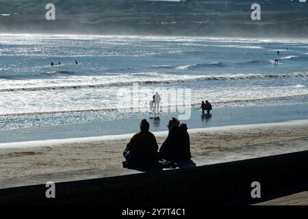 Filey, East Yorkshire Coast, Nordengland, Vereinigtes Königreich Stockfoto