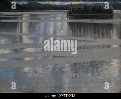 Lake Keitele des finnischen Malers Akseli Gallen-Kallela in der National Gallery, London, Großbritannien Stockfoto