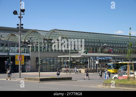 Bahnhof Spandau, Berlin, Deutschland, Bahnhof Spandau, Deutschland Stockfoto