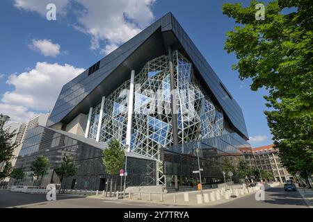 Neubau Springer-Verlag, Axel-Springer-Straße, Zimmerstraße, Kreuzberg, Friedrichshain-Kreuzberg, Berlin, Deutschland, Neubau Springer-Verlag, De Stockfoto