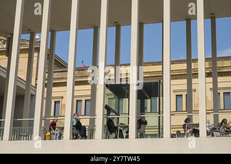 James-Simon-Galerie, Neues Museum, Am Kupfergraben, Museumsinsel, Mitte, Berlin, Deutschland, Museumsinsel, Deutschland Stockfoto