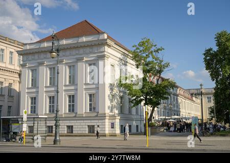 Palais Populaire, Prinzessin Palace, unter den Linden, Bebelplatz, Mitte, Berlin, Deutschland, Prinzessinnenpalais, Deutschland Stockfoto