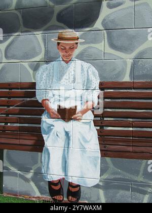 Mural - Christchurch Club - (The Secret Garden) The Secret Garden ist ein Roman von Frances Hodgson Burnett, der erstmals 1909 veröffentlicht wurde. ©2006 TopFoto / AMS Stockfoto