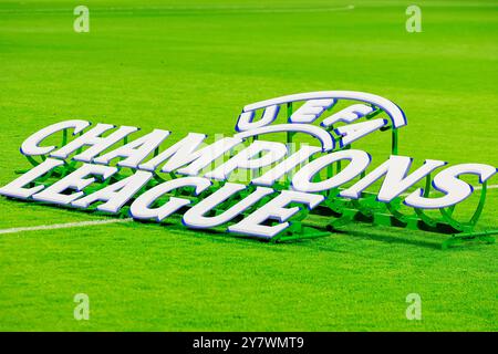 Eindhoven, Niederlande. Oktober 2024. EINDHOVEN, 12.05.2019, Philips Stadion. Niederländischer Fußball, Champions League, Saison 2024-2025. CL Logo Credit: Pro Shots/Alamy Live News Stockfoto