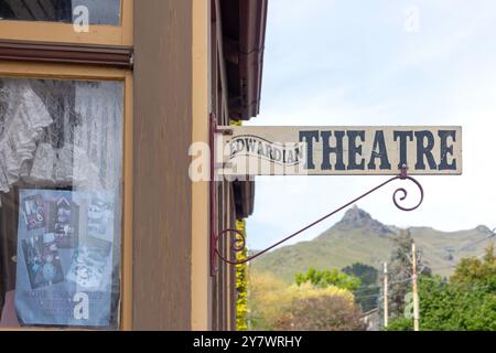 Theatergesellschaft Edwardian Theatre im Ferrymead Heritage Park, Ferrymead, Christchurch (Ōtautahi), Canterbury, Neuseeland Stockfoto