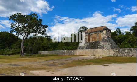 Templo del Hombre Barbado in Chichén Itzá Stockfoto