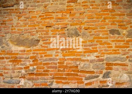 Alte Backsteinmauern Hintergrund. Alte Backsteinmauern Stockfoto