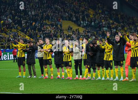 Signal Luna Park, Dortmund, Deutschland. Oktober 2024. Borussia Dortmund gegen Celtic, im Signal Luna Park, Dortmund, Deutschland. Ulrik Pedersen/CSM (Bild: © Ulrik Pedersen/Cal Sport Media). Quelle: csm/Alamy Live News Stockfoto