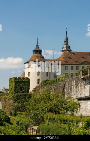 Schloss Langenburg, Langenburg, auf der Jagst, bei Schwäbisch Hall, Baden-Württemberg, Deutschland Stockfoto