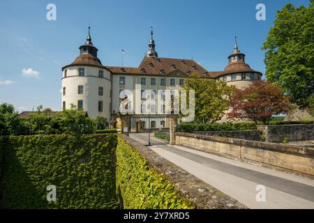 Schloss Langenburg, Langenburg, auf der Jagst, bei Schwäbisch Hall, Baden-Württemberg, Deutschland Stockfoto