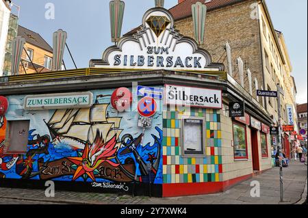 Bar zum Silbersack, Silbersackstrasse 9, St. Pauli Quartier, Hamburg, Deutschland, Europa Stockfoto