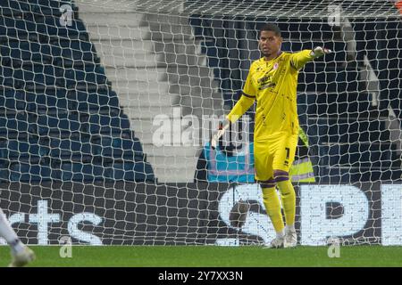 Middlesbrough Torhüter Seny Dieng führte am Dienstag, den 1. Oktober 2024, das Sky Bet Championship-Spiel zwischen West Bromwich Albion und Middlesbrough bei den Hawthorns in West Bromwich durch. (Foto: Trevor Wilkinson | MI News) Credit: MI News & Sport /Alamy Live News Stockfoto