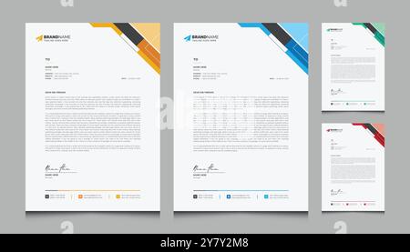 Professionelles Design mit bearbeitbarem A4-Format und hochwertigen Grafiken Stock Vektor