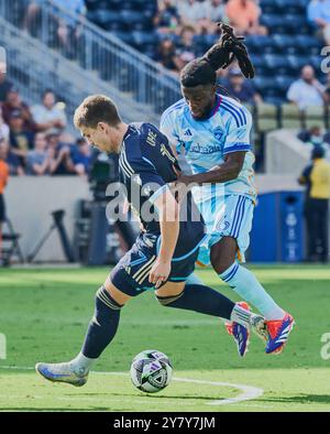 CHESTER, PA, USA - 25. AUGUST 2024: Liagues Cup-Spiel zwischen Philadelphia Union und Colorado Rapids im Subaru Park. ***NUR REDAKTIONELLE VERWENDUNG*** Stockfoto