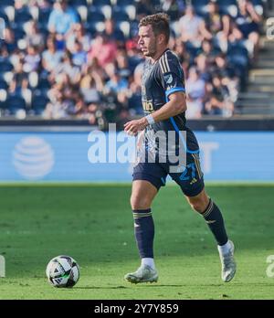 CHESTER, PA, USA - 25. AUGUST 2024: Liagues Cup-Spiel zwischen Philadelphia Union und Colorado Rapids im Subaru Park. ***NUR REDAKTIONELLE VERWENDUNG*** Stockfoto