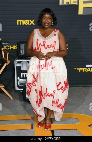 Los Angeles, ca. 1. Oktober 2024. Lolly Adefope bei der Premiere von HBO/Max „The Franchise“ im Paramount Theater am 01. Oktober 2024 in Los Angeles, Kalifornien. Quelle: Jeffrey Mayer/Media Punch/Alamy Live News Stockfoto