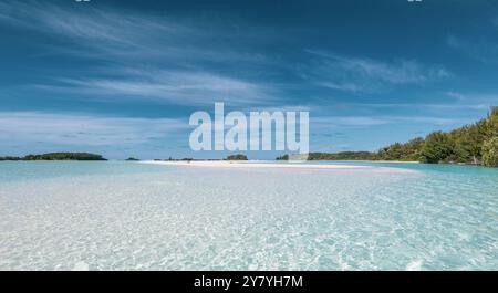 Paradies. Insel Raivavae. Austral-Inseln. Französisch-Polynesien. Stockfoto