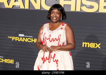 Los Angeles, USA. Oktober 2024. Lolly Adefope besucht am 1. Oktober 2024 die Ankunft von HBO’s „The Franchise“ im Paramount Theater in Los Angeles, CA. (Foto: Corine Solberg/SIPA USA) Credit: SIPA USA/Alamy Live News Stockfoto