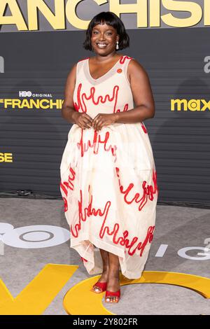 Los Angeles, USA. Oktober 2024. Lolly Adefope besucht am 1. Oktober 2024 die Ankunft von HBO’s „The Franchise“ im Paramount Theater in Los Angeles, CA. (Foto: Corine Solberg/SIPA USA) Credit: SIPA USA/Alamy Live News Stockfoto