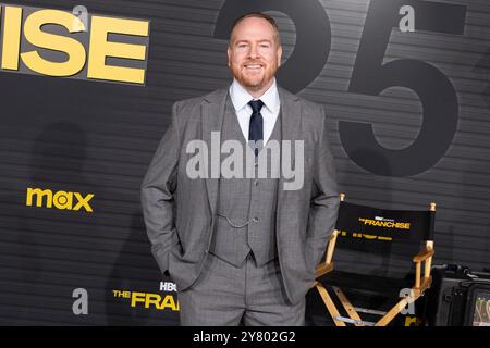 Los Angeles, USA. Oktober 2024. Darren Goldstein besucht am 1. Oktober 2024 die Ankunft von HBO’s „The Franchise“ im Paramount Theater in Los Angeles, CA. (Foto: Corine Solberg/SIPA USA) Credit: SIPA USA/Alamy Live News Stockfoto