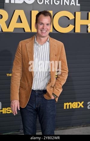 Los Angeles, USA. Oktober 2024. LOS ANGELES, USA. 1. Oktober 2024: Casey Bloys bei der Premiere von HBO's The Franchise in den Paramount Studios. Bildnachweis: Paul Smith/Alamy Live News Stockfoto