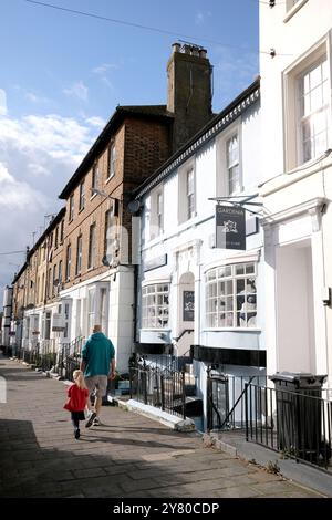 georgianisches Hotel in mortimer Street, herne Bay Küstenstadt, East kent, thanet, großbritannien Stockfoto