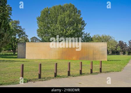 Geschichtspark Ehemaliges Zellengefängnis Moabit, Lehrter Straße, Mitte, Berlin, Deutschland *** Geschichtspark Ehemaliges Moabit Zellulärgefängnis, Lehrter Straße, Mitte, Berlin, Deutschland Stockfoto