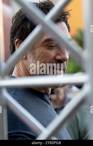 San Sebastian, Spanien. September 2024. Javier Bardem kommt zum 72. San Sebastian International Film Festival im Maria Cristina Hotel an. Quelle: SOPA Images Limited/Alamy Live News Stockfoto