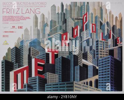 Metropolis (1927). Deutscher expressionistischer Science-Fiction-Stummfilm unter der Regie von Fritz lang. Stockfoto