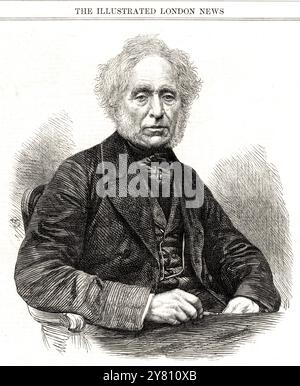 Porträt von David Brewster (1781–1868) historische Gravur Stockfoto