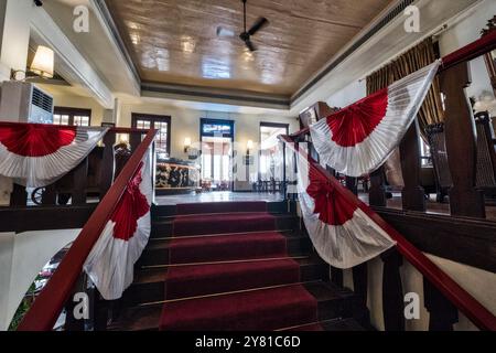 Cafe Batavia, Jakarta, Indonesien, Asien Stockfoto