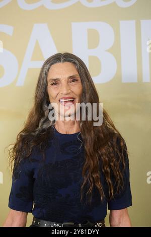 Madrid, Spanien. Oktober 2024. Angela Molina nimmt am 10. Februar 2024 an einem Fotogespräch für „Regreso a las Sabinas“ in Madrid Teil. (Foto: Hazhard Espinoza Vallejos/NurPhoto) Credit: NurPhoto SRL/Alamy Live News Stockfoto