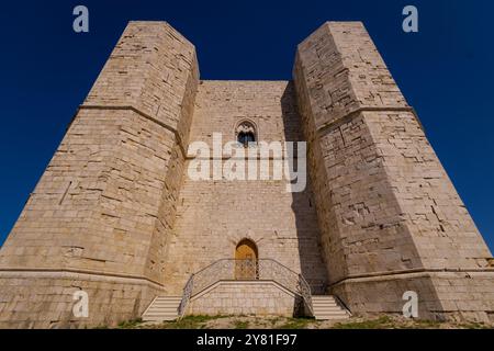 Castel del Monte, die schwerste achteckige Festung des Kaisers Friedrich II Stockfoto