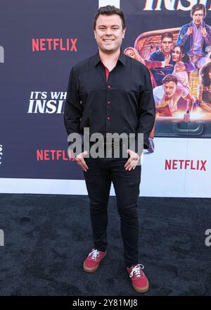 Hollywood, Usa. Oktober 2024. HOLLYWOOD, LOS ANGELES, KALIFORNIEN, USA - 01. OKTOBER: Mike Bedard kommt 2024 bei der Premiere von Netflix's „IT's What's Inside“, die am 1. Oktober 2024 im Egyptian Theatre Hollywood in Hollywood, Los Angeles, Kalifornien, USA stattfindet. (Foto: Xavier Collin/Image Press Agency) Credit: Image Press Agency/Alamy Live News Stockfoto