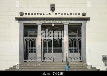 Walther-Rathenau-Gymnasium, Herbertstraße, Grunewald, Charlottenburg-Wilmersdorf, Berlin, Deutschland Stockfoto