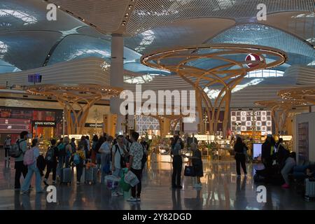 Türkiye, Türkei, Flughafen Istanbul, internationale Flüge, Duty-Free-Shopping Stockfoto