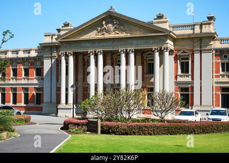 Der Supreme Court of Western Australia in der Stadt Perth, ein 1903 erbautes Gerichtsgebäude, das höchste Gericht in WA. Stockfoto