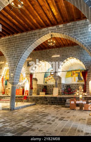 Mar Petyun Chaldäische Kirche in Diyarbakir, Türkei. Stockfoto