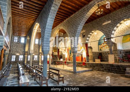 Mar Petyun Chaldäische Kirche in Diyarbakir, Türkei. Stockfoto