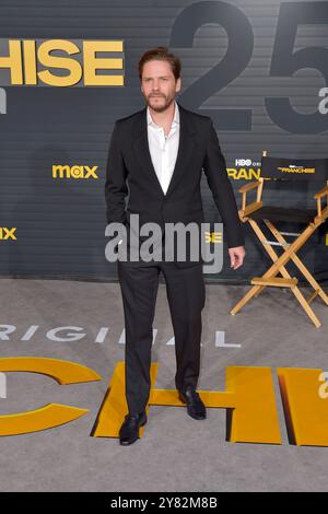 Daniel Brühl bei der Premiere der HBO Serie The Franchise im Paramount Theater. Los Angeles, 01.10.2024 *** Daniel Brühl bei der Premiere der HBO-Serie The Franchise im Paramount Theater Los Angeles, 01 10 2024 Foto:xD.xStarbuckx/xFuturexImagex Franchise 4096 Stockfoto