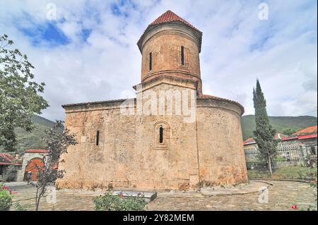 Christliche Kirche der heiligen Elishe im Dorf Kish, Aserbaidschan Stockfoto