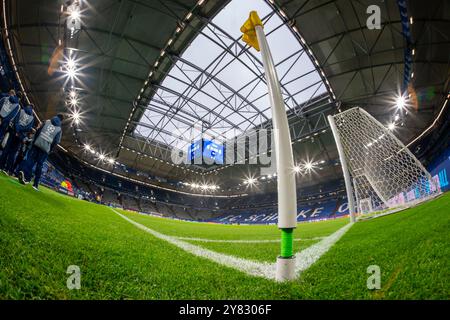 Gelsenkirchen, Deutschland. Oktober 2024. GELSENKIRCHEN, DEUTSCHLAND - 2. OKTOBER: Ein allgemeiner Überblick über das Innere des Spiels der UEFA Champions League 2024/25 Phase MD2 zwischen dem FC Shakhtar Donetsk und Atalanta BC in der Arena AufSchalke am 2. Oktober 2024 in Gelsenkirchen. (Foto: Joris Verwijst/BSR Agency) Credit: BSR Agency/Alamy Live News Stockfoto