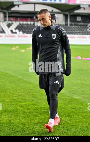 Pasching, Österreich. Oktober 2024. PASCHING, ÖSTERREICH -2. OKTOBER: Marin Ljubicic von LASK im Abschlusstraining LASK zur UEFA Conference League MD1 voestalpine Stadion am 2. Oktober 2024 in Pasching, Österreich.241002 SEPA 20 019 - 20241002 PD8005 Credit: APA-PictureDesk/Alamy Live News Stockfoto