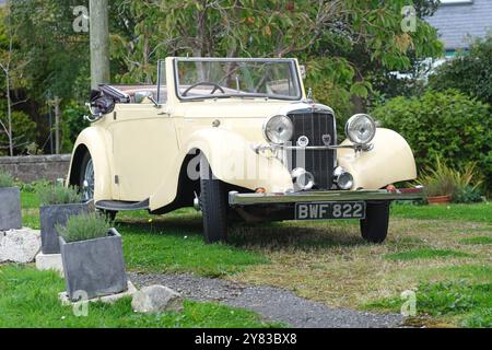 Alvis 12/70 Drophead Coupé aus dem Jahr 1940 in Schottland 2024 Stockfoto